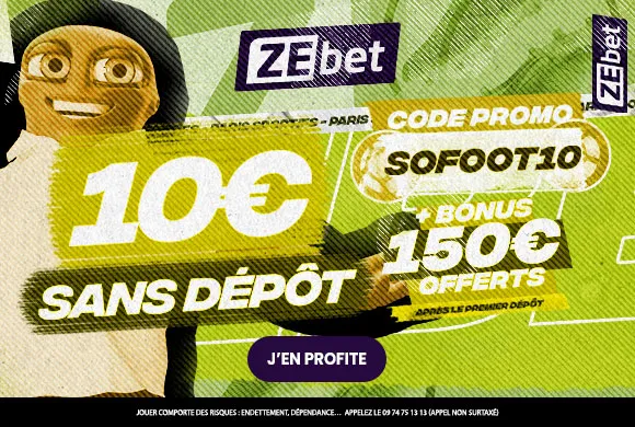 EXCLU : 10€ offert GRATUITEMENT sans déposer pour parier chez ZEbet !