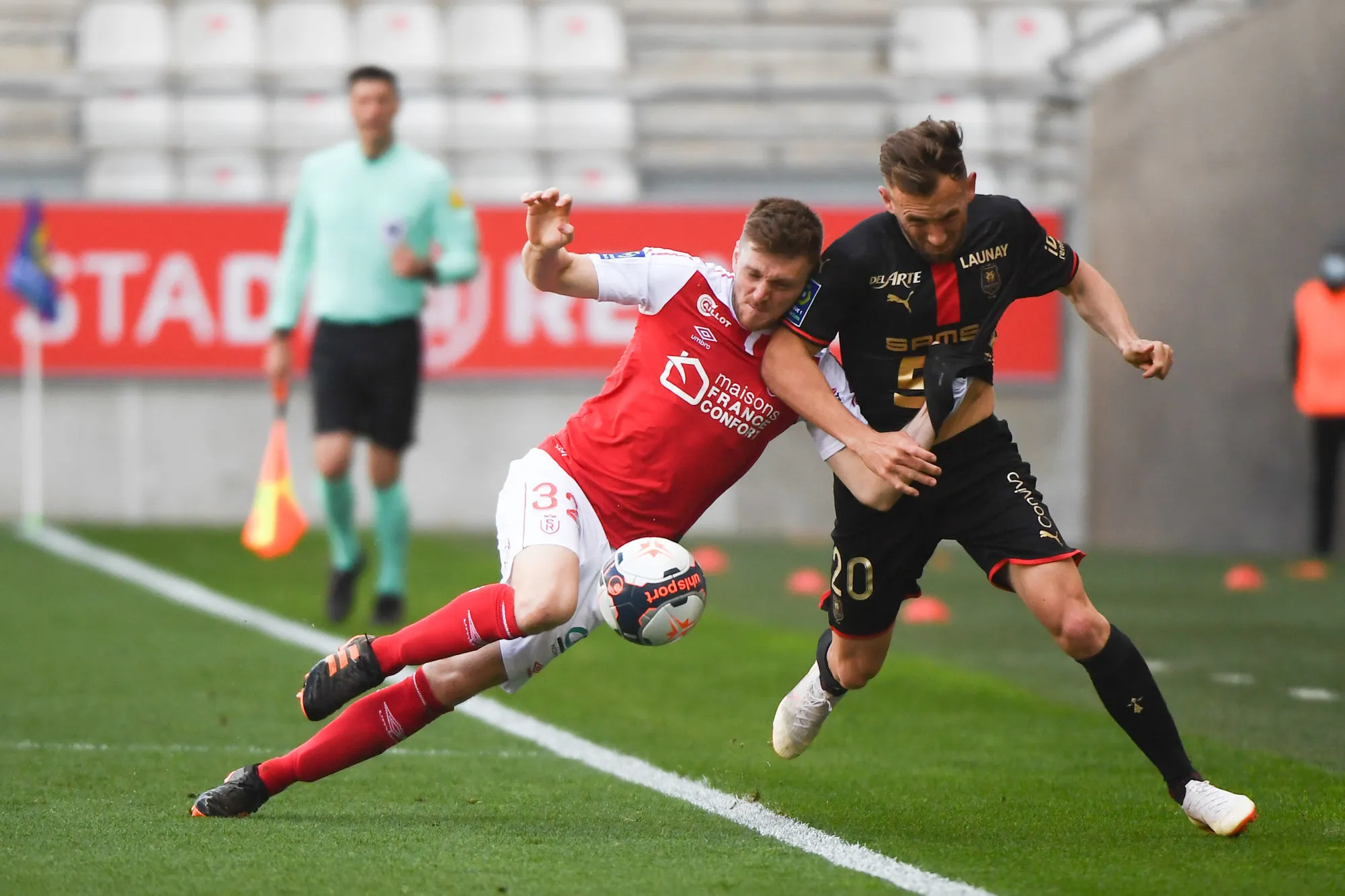 Reims et Rennes partagent les points dans un match avec des buts