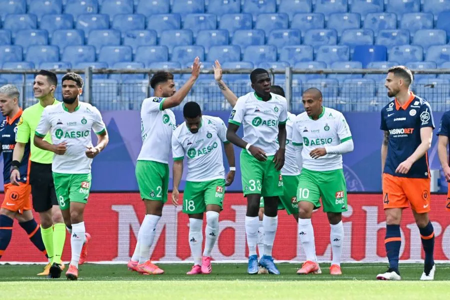 Saint-Étienne retourne Montpellier et valide quasiment son maintien