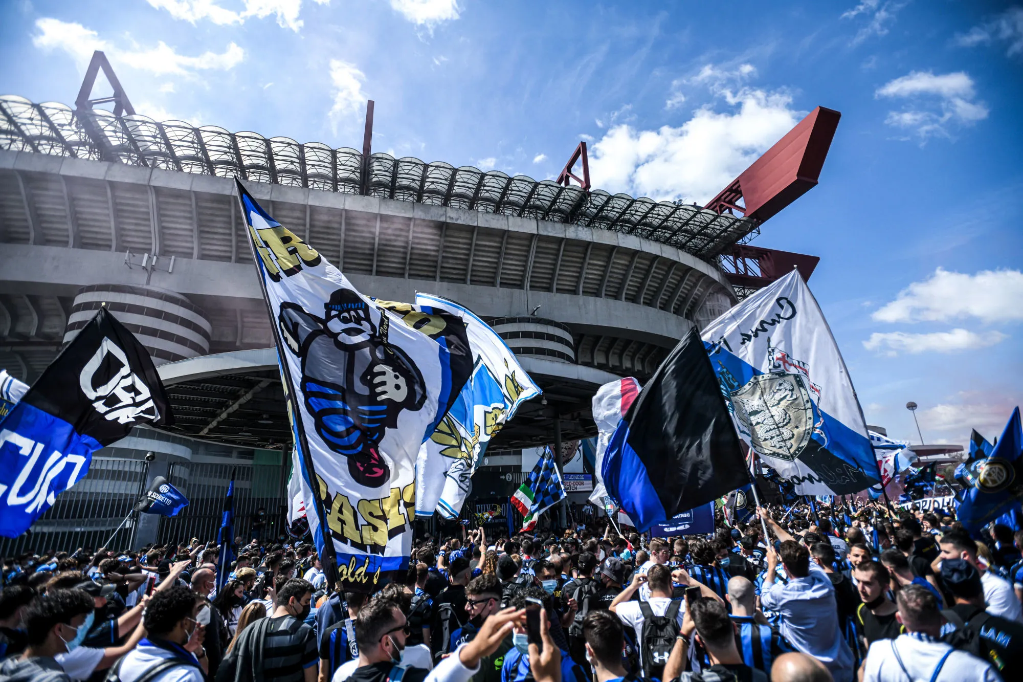 L&rsquo;accueil bouillant des supporters de l&rsquo;Inter pour leurs joueurs