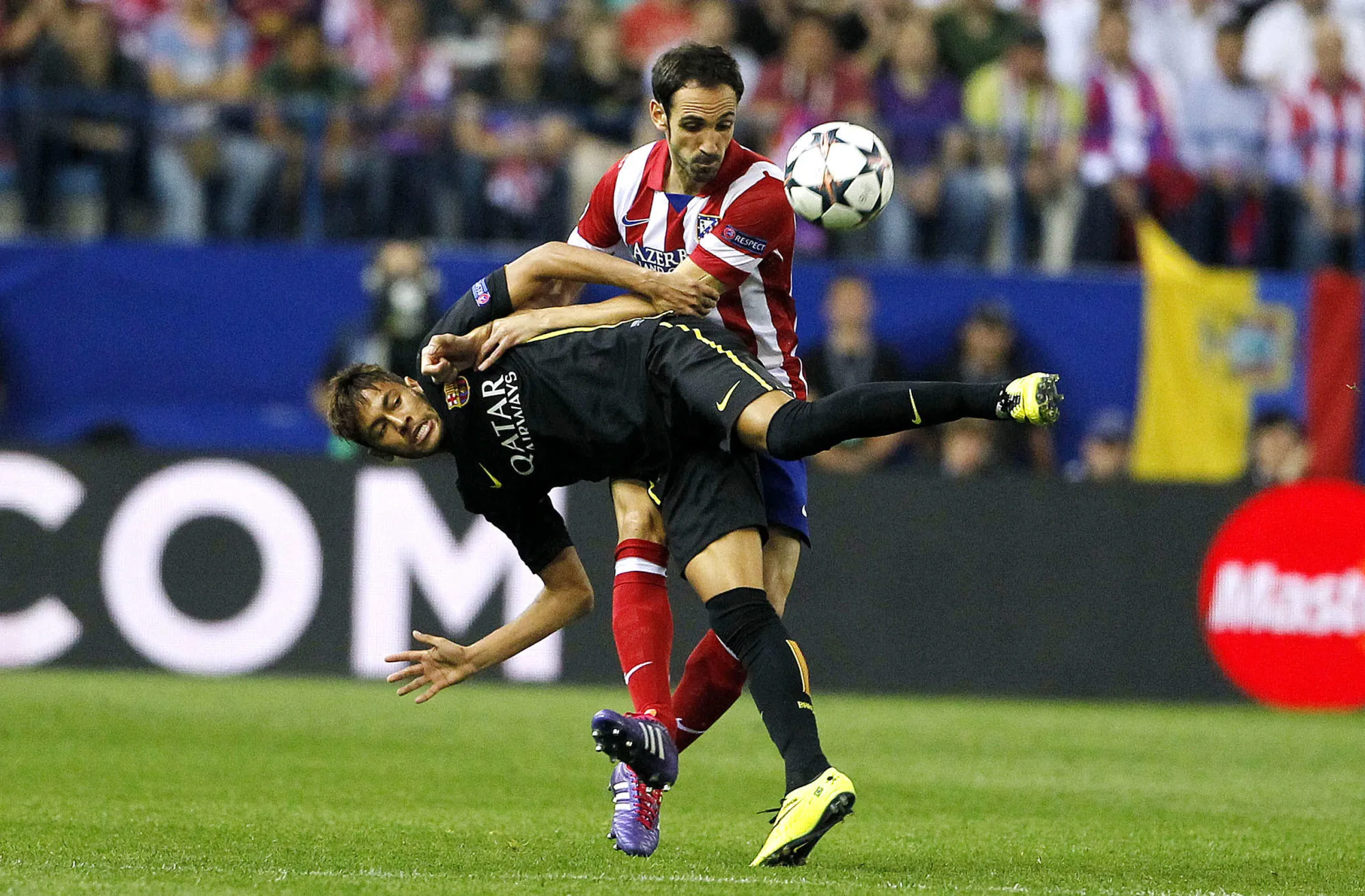 Juanfran (Atlético de Madrid) : «<span style="font-size:50%">&nbsp;</span>Neymar était insupportable<span style="font-size:50%">&nbsp;</span>»