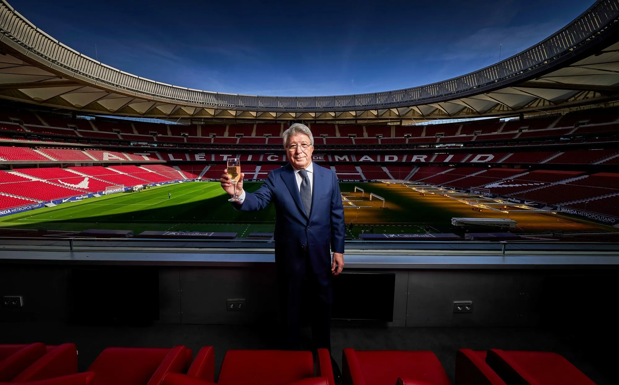 Le président de l&rsquo;Atlético Enrique Cerezo en faveur de la Superligue