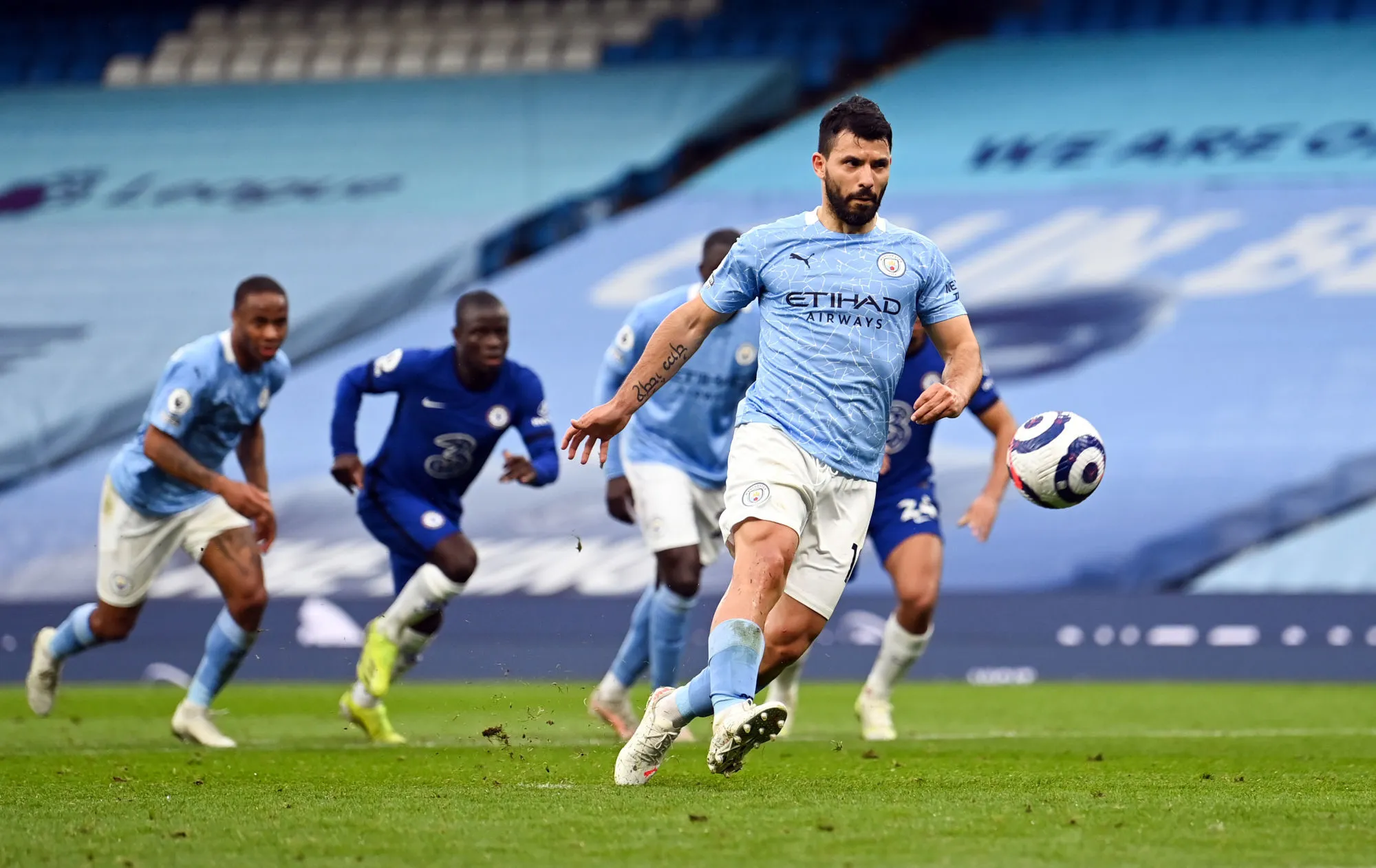 Sergio Agüero s&rsquo;excuse pour sa panenka manquée contre Chelsea