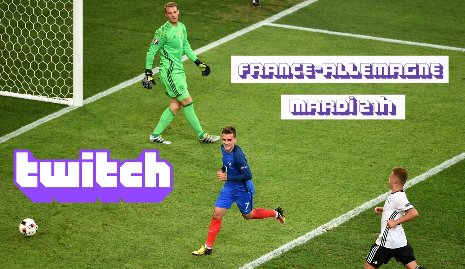 Suivez France &#8211; Allemagne avec nous sur Twitch à partir de 20h30 avec Édouard Cissé, Ahmed Sparrow &amp; Alexis Le Rossignol en invités