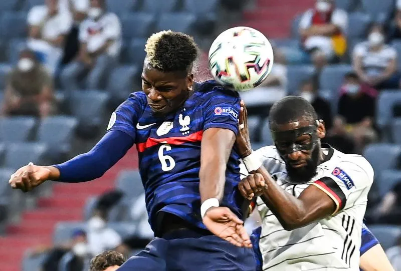 Paul Pogba sur la morsure d&rsquo;Antonio Rüdiger : «<span style="font-size:50%">&nbsp;</span>Je ne veux pas qu’il soit suspendu<span style="font-size:50%">&nbsp;</span>»