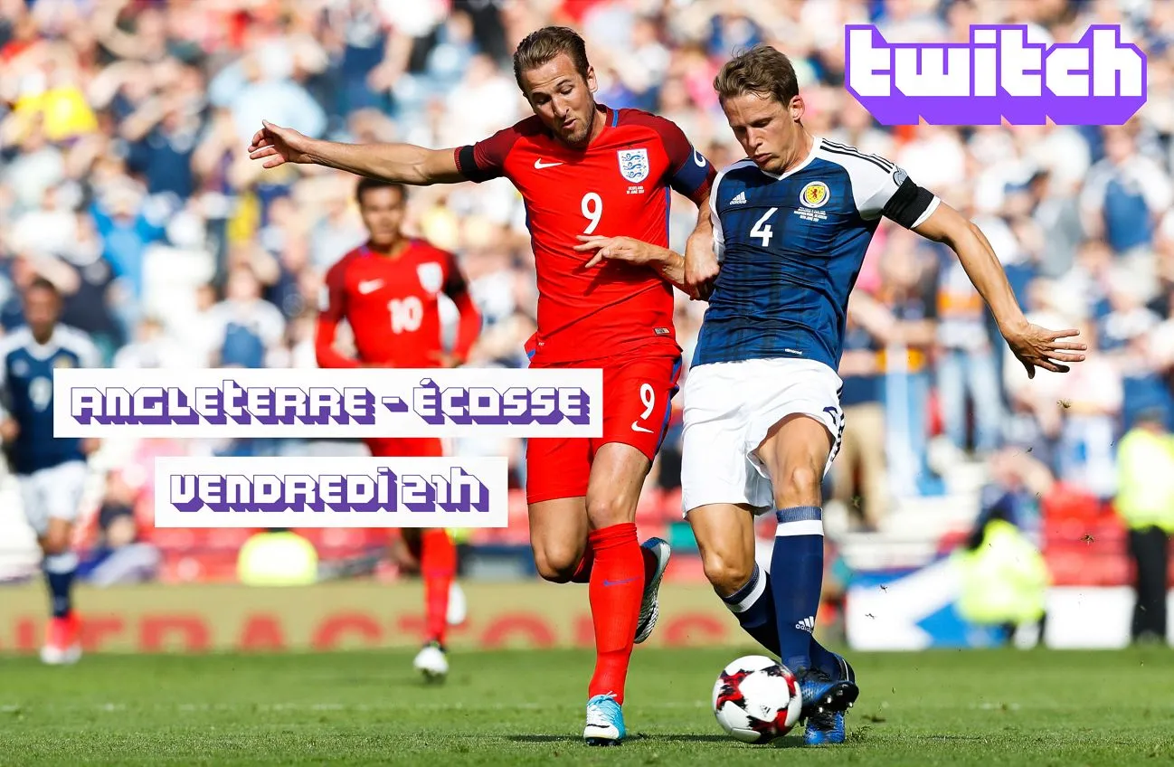 Suivez Angleterre &#8211; Écosse avec nous sur Twitch à partir de 20h30 avec Paul Taylor et Paul Le Hool en invités