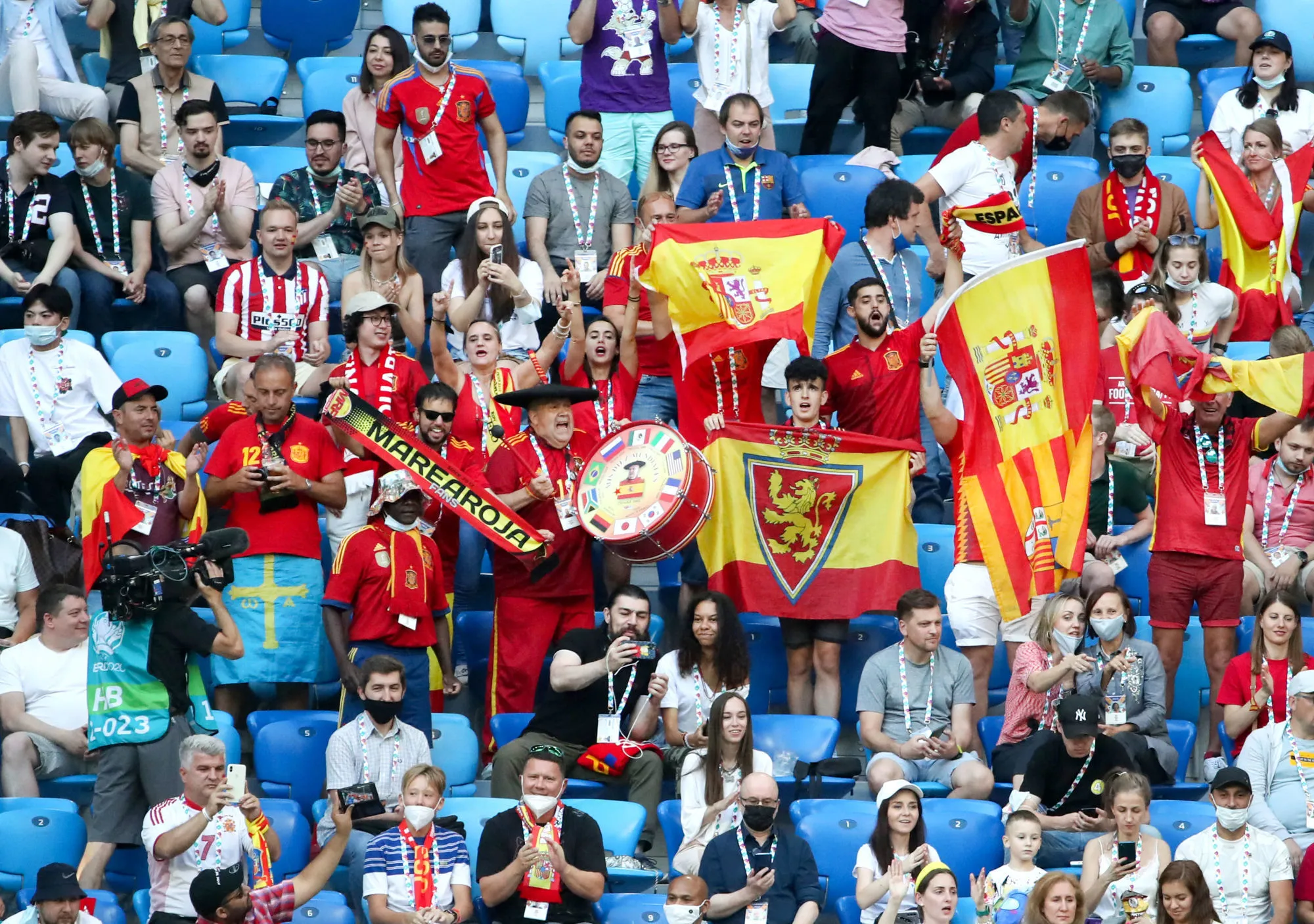 Des fans de la Roja à Wembley pour Italie-Espagne ?