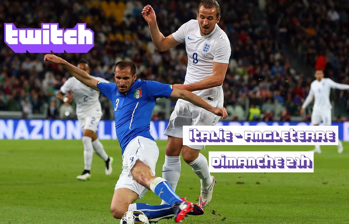 Suivez Italie &#8211; Angleterre sur notre chaîne Twitch à partir de 20h30 ce dimanche avec la rédac au complet et Alex de TrashTalk en invité