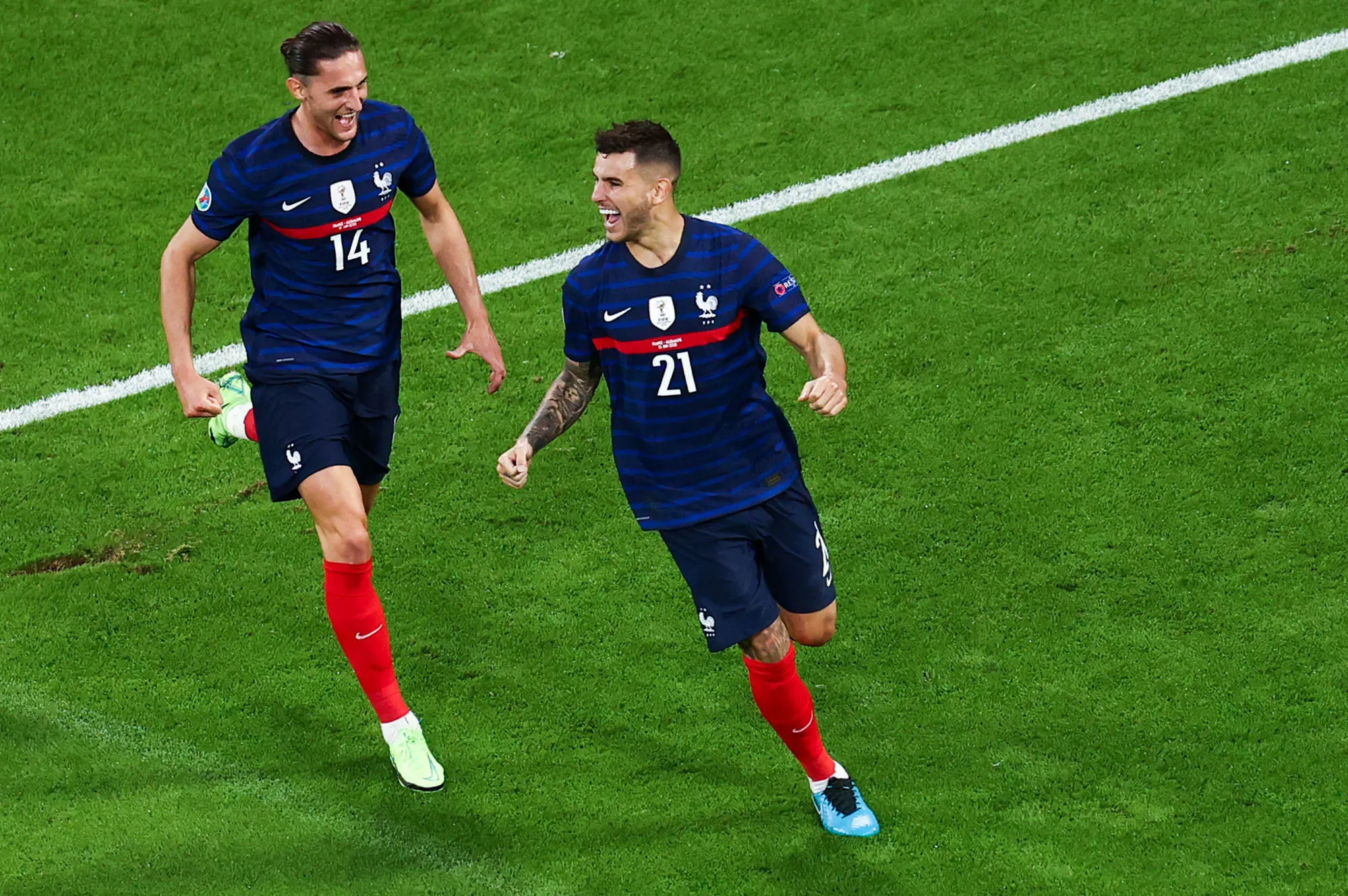 Lucas Hernandez : «<span style="font-size:50%">&nbsp;</span>L&rsquo;action du but, c&rsquo;est quelque chose qu&rsquo;on a travaillé à l&rsquo;entraînement<span style="font-size:50%">&nbsp;</span>»