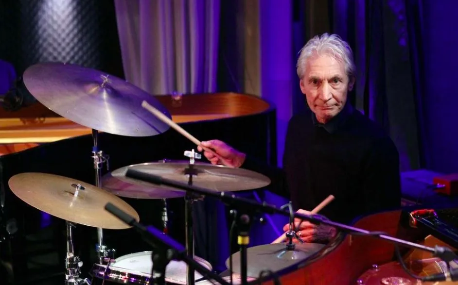 Charlie Watts, comme un air de Gordon Banks…