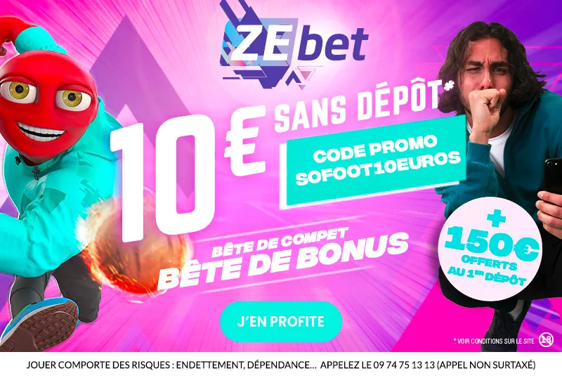 EXCLU C1 : 10€ offerts GRATOS sans sortir sa CB pour parier chez ZEbet !