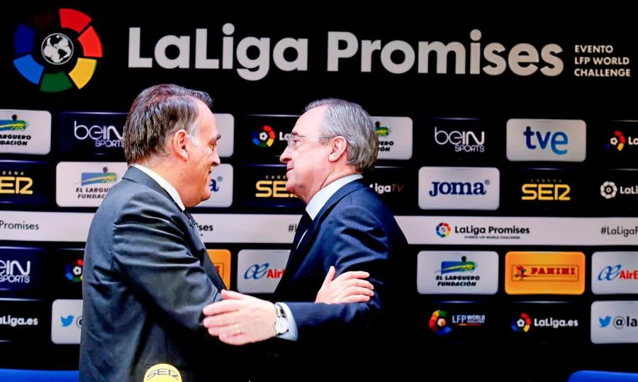 Tebas l’assure, Florentino Pérez est «<span style="font-size:50%">&nbsp;</span>le seul à être convaincu<span style="font-size:50%">&nbsp;</span>» de la Superligue