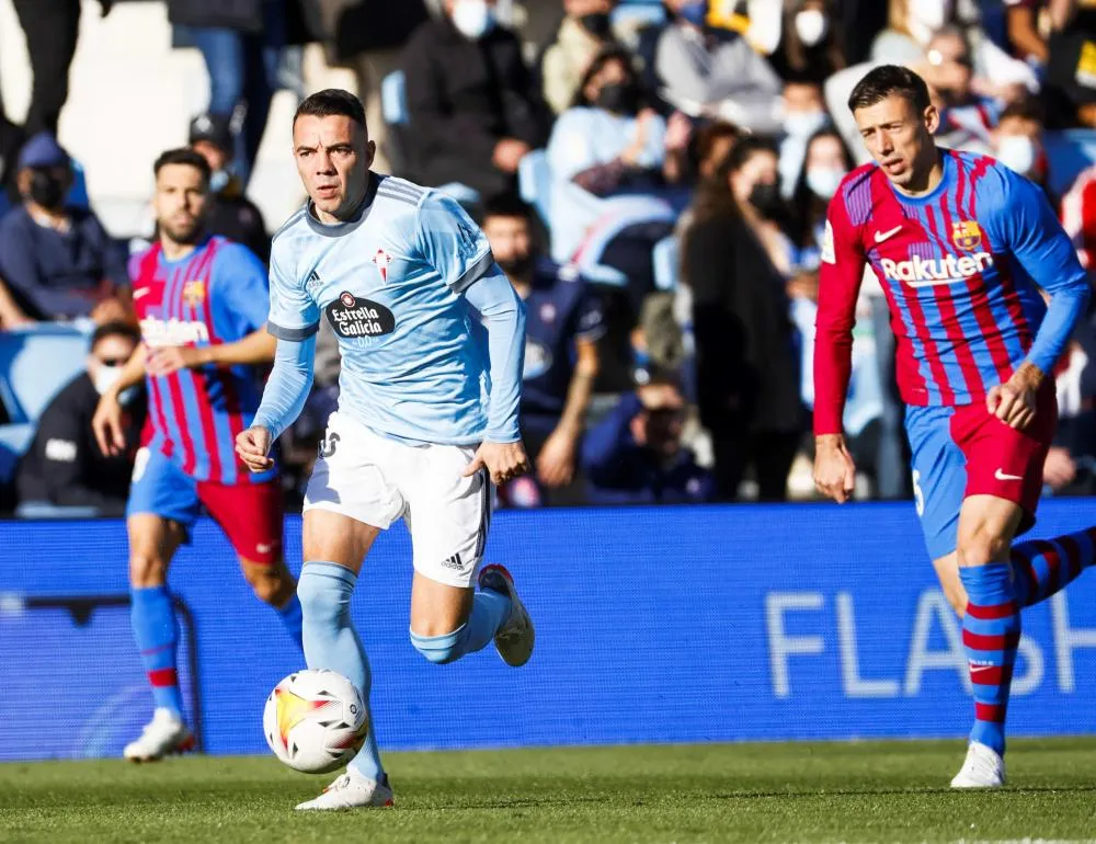 Le FC Barcelone remonté sur le gong par le Celta de Vigo de Iago Aspas