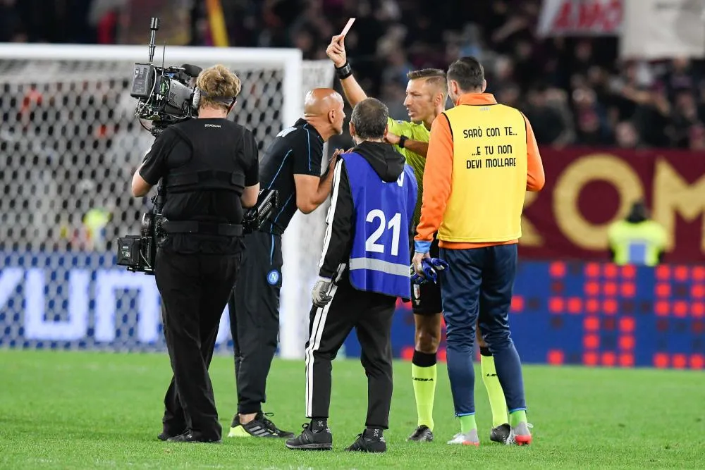 Luciano Spalletti expulsé pour avoir félicité l&rsquo;arbitre