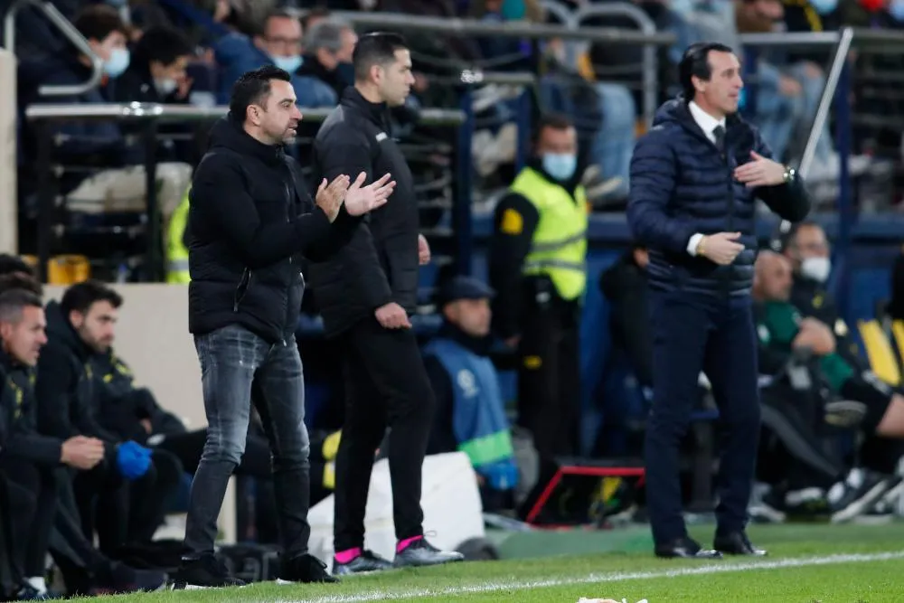 Unai Emery et Xavi auraient été séparés par la police après Villarreal-FC Barcelone