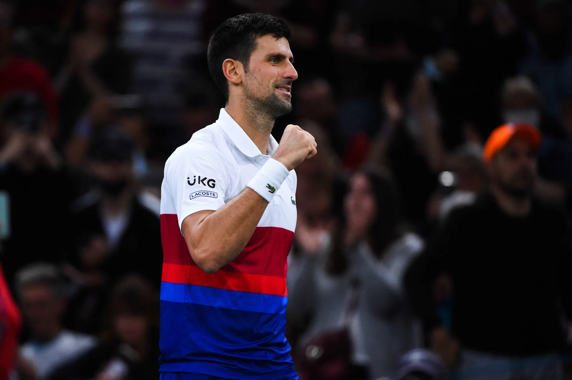 Novak Djokovic fête comme il se doit la qualification de la Serbie