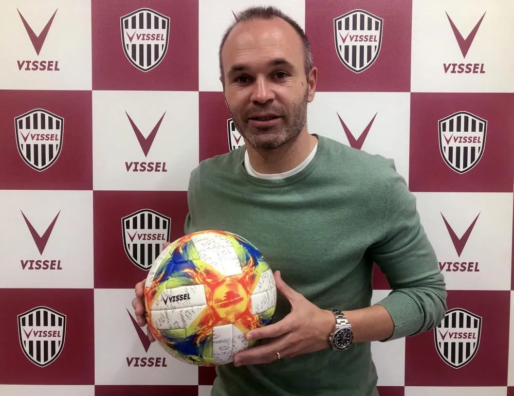 Le Vissel Kobe (Japon) lance une cagnotte pour installer une statue d&rsquo;Iniesta