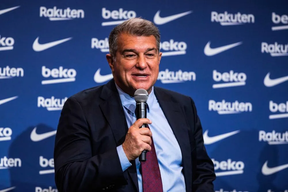 Futur sponsoring du FC Barcelone par Spotify : Une «<span style="font-size:50%">&nbsp;</span>grande décision<span style="font-size:50%">&nbsp;</span>» pour Joan Laporta