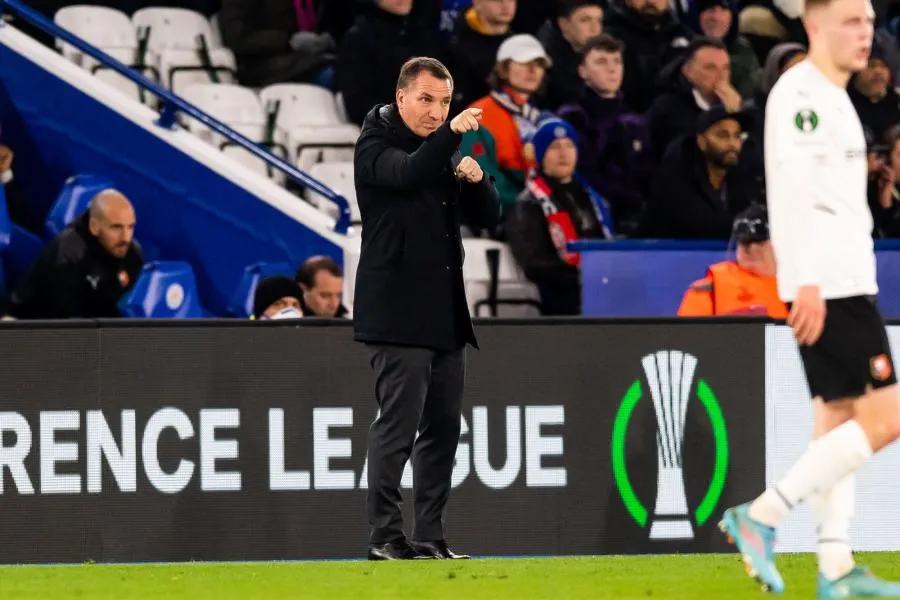 Leicester-Rennes : Brendan Rodgers a vécu «<span style="font-size:50%">&nbsp;</span>l&rsquo;une des plus belles ambiances<span style="font-size:50%">&nbsp;</span>» au Roazhon Park