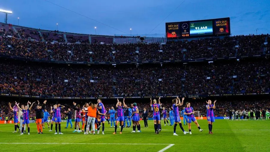 Le Barça féminin bat son propre record d&rsquo;affluence contre Wolfsburg