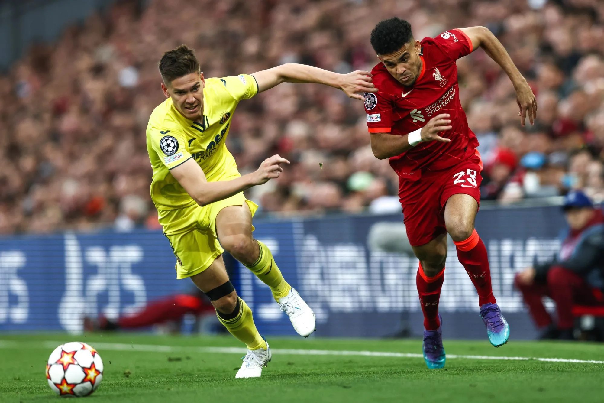 Liverpool prend une option contre Villarreal