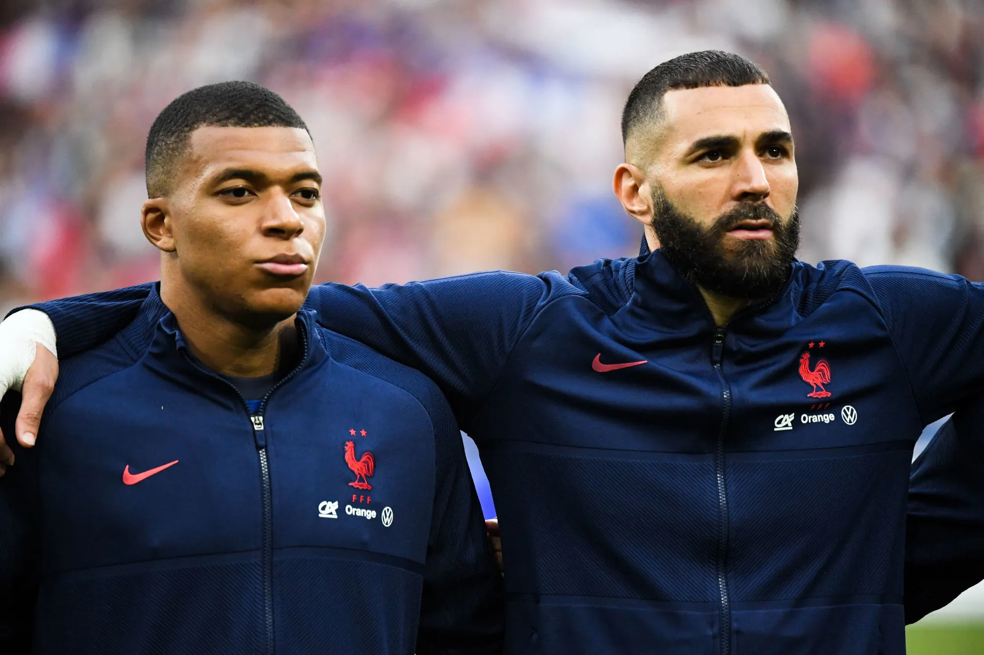 France-Croatie : Karim Benzema et Kylian Mbappé titulaires