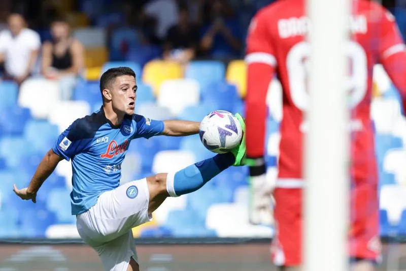 Le Napoli s&rsquo;impose en fin de match contre le Spezia Calcio