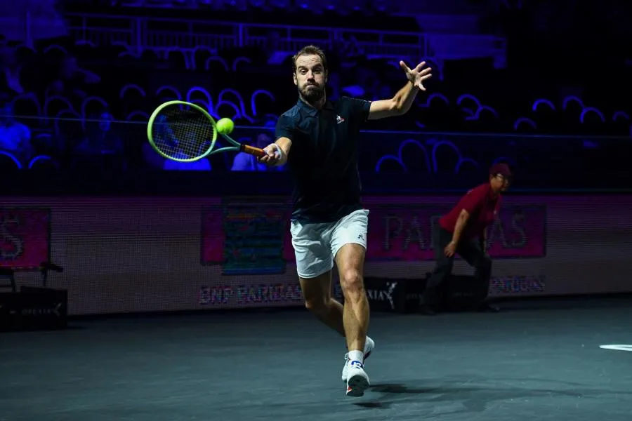 Richard Gasquet porte un maillot hommage au sacre de l’Italie au Mondial 82 au tournoi de Florence