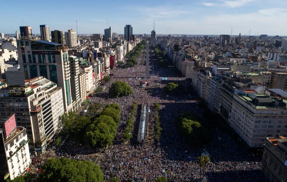 L&rsquo;Argentine décrète un jour férié pour accueillir les champions du monde