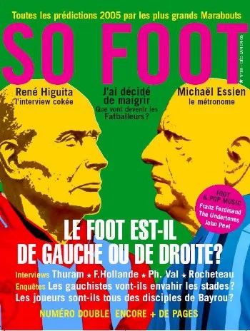 SO FOOT : Le N°18 en kiosque le 15 Décembre 2004