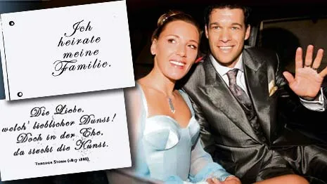 Ballack, just married