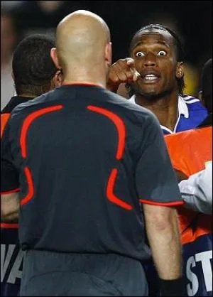 Drogba en furie