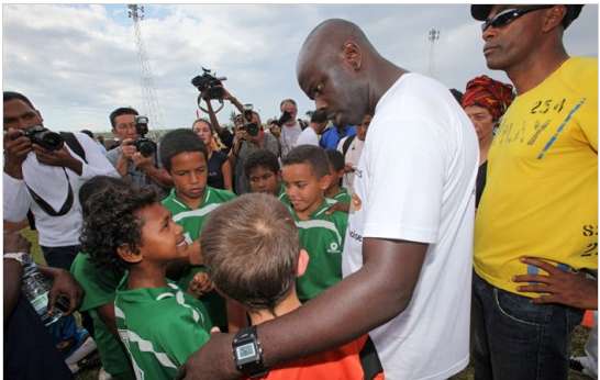 Thuram se donne pour les enfants