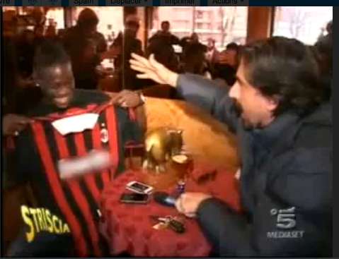 Balotelli en maillot du Milan AC