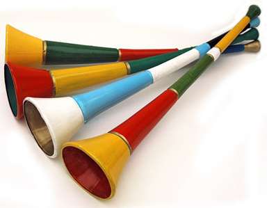 Un vuvuzela dans le baba