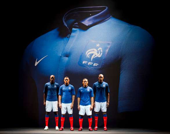 Photo : Présentation du maillot Nike