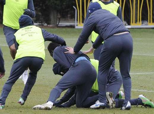 Clash Kolo Touré/Adebayor