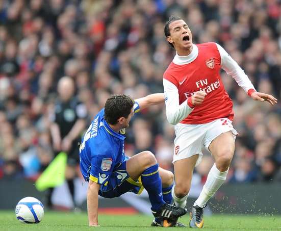 Photo: Chamakh et les joies de l&rsquo;Angleterre