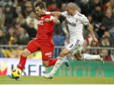 Pepe presse le Real