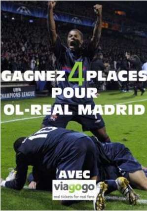 Gagnez 4 places pour OL/Real Madrid