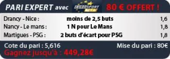 Pronos du jour : Gagnez 449&#8364; !