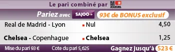 Pronos du jour : Gagnez 523 &#8364; !