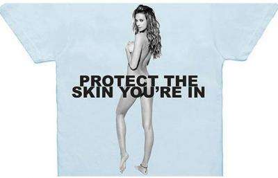 Photo : Irina Shayk nue sur un t-shirt