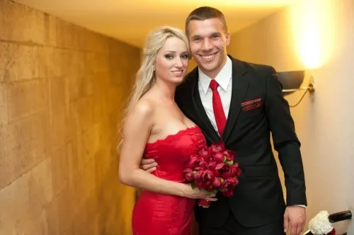 Photo: Podolski s&rsquo;est marié