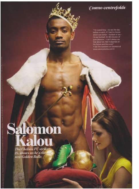 Photo : Salomon Kalou nu