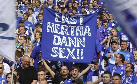 Photo: le Hertha, puis le sexe