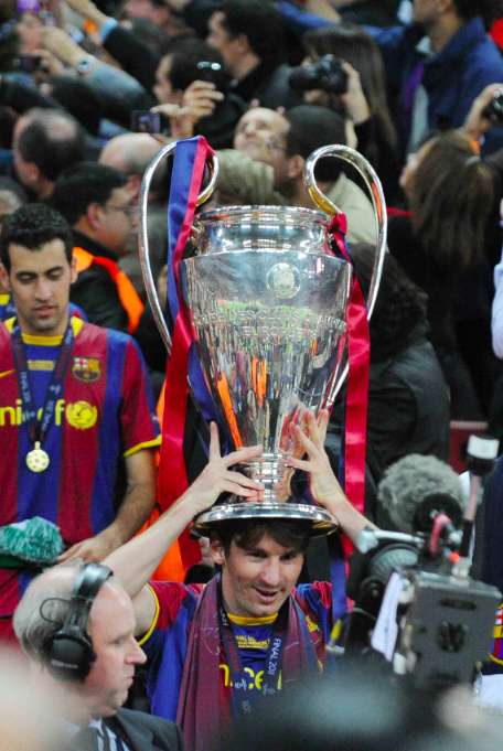 Photo : Messi et la coupe