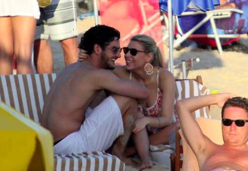 Photo : Pato et Barbara à la plage