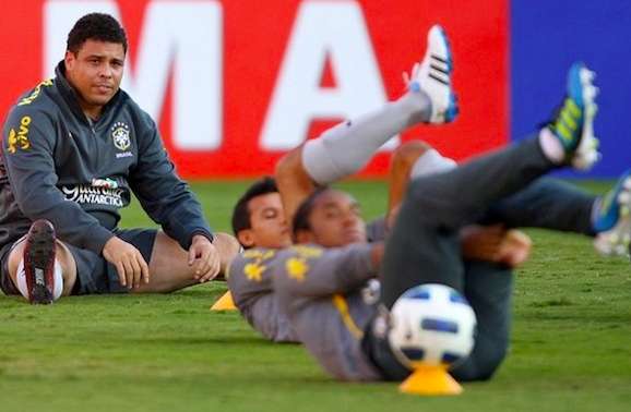 Ronaldo à l&rsquo;entraînement