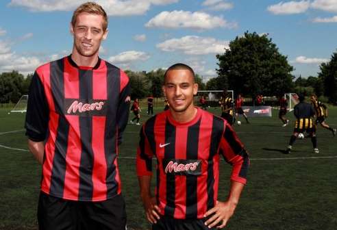 Photo : Crouch et Walcott coéquipiers